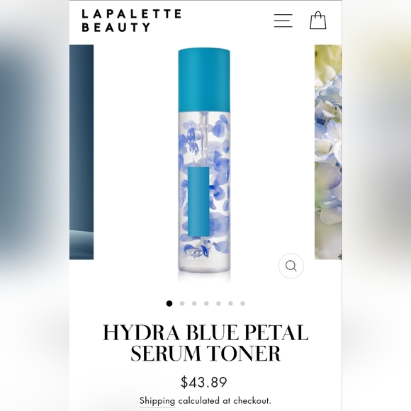 5/75$ LAPALETTE BEAUTY - Hydra Blue Petal Serum Toner - Picture 12 of 15